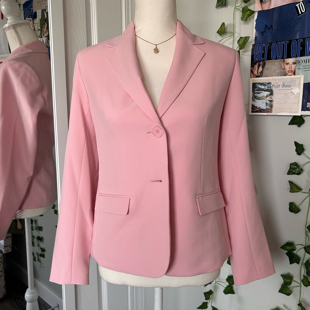 Evan Picone Soft Pink Blazer
